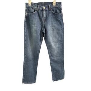 Mott And Bow Jeans Womens 30x28 Boyfriend Blue Denim